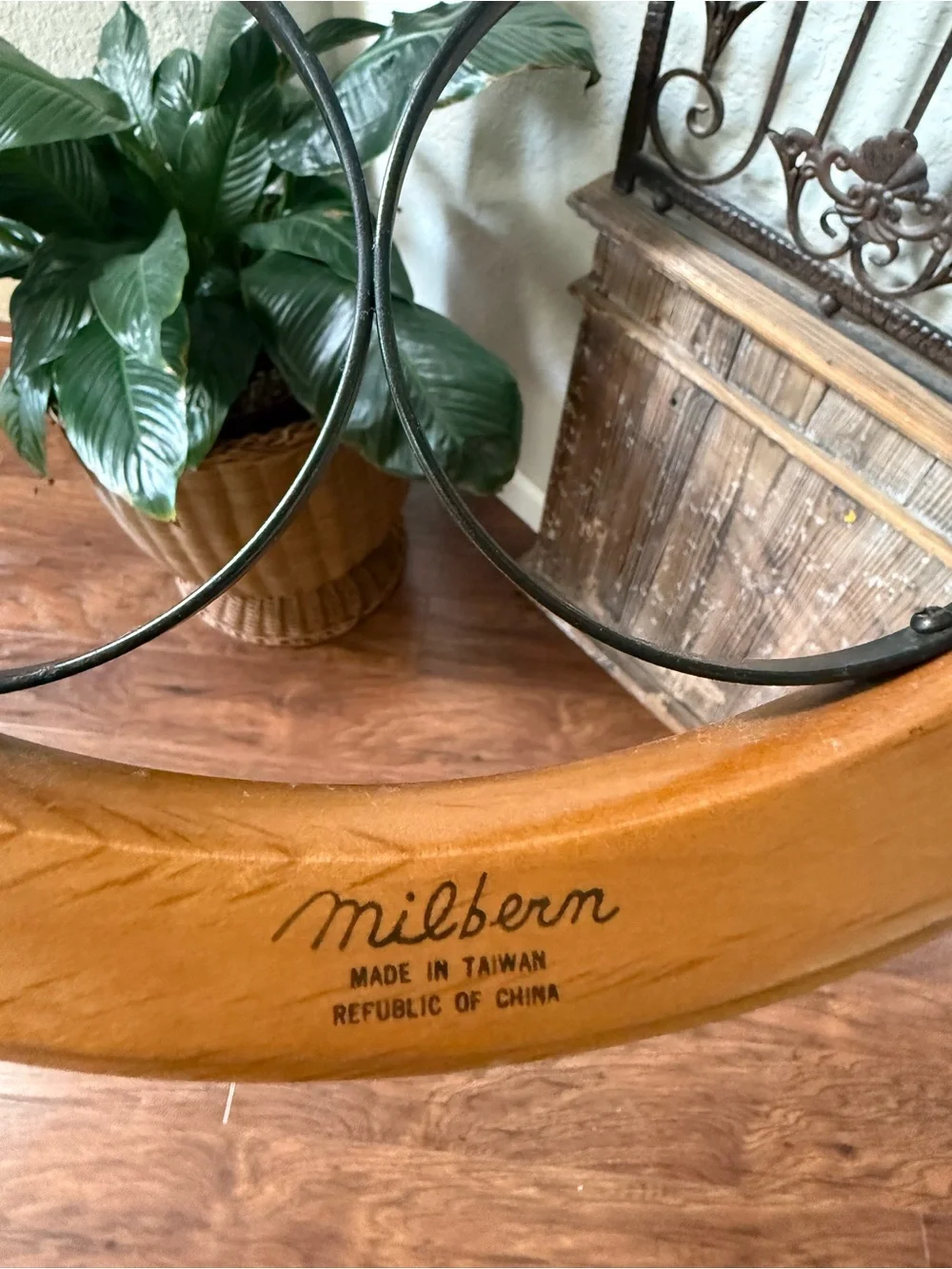 Vintage 1970s Milbern Nautical Style Wine Rack
